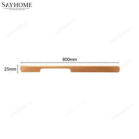 Tay nắm tủ hiện đại màu vàng và đen SH5511