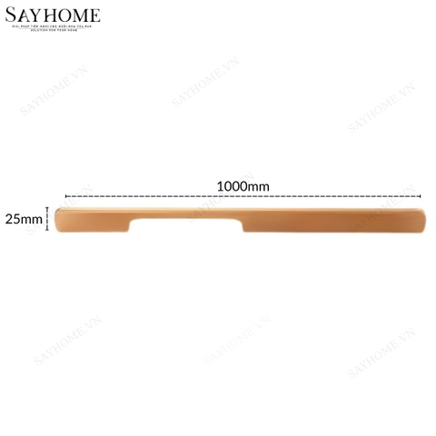 Tay nắm tủ hiện đại màu vàng và đen SH5511