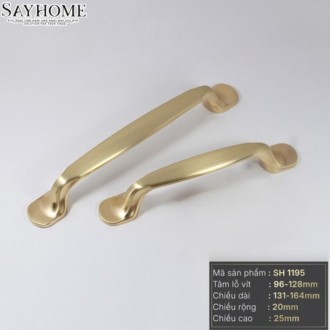 Tay nắm tủ hiện đại màu vàng gold SH1195