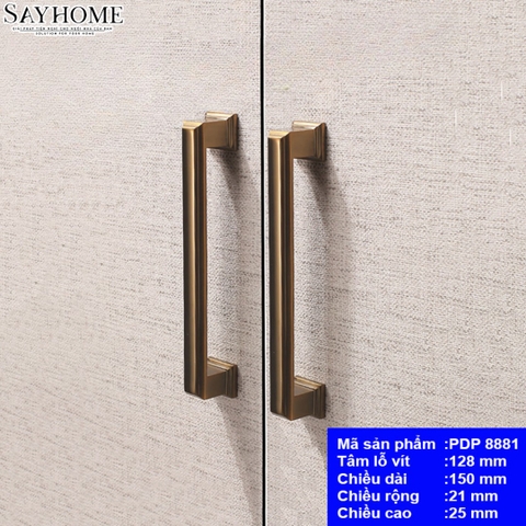 Tay nắm tủ hiện đại PDP8881