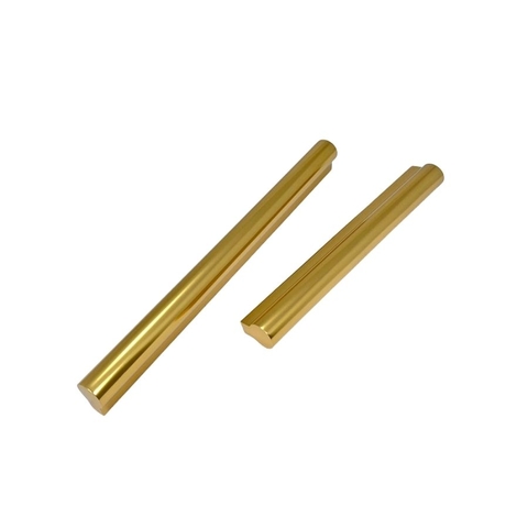 Tay nắm tủ hiện đại thanh tròn màu vàng gold SH103