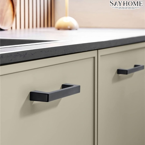 Tay nắm tủ hiện đại màu đen mờ SH5505