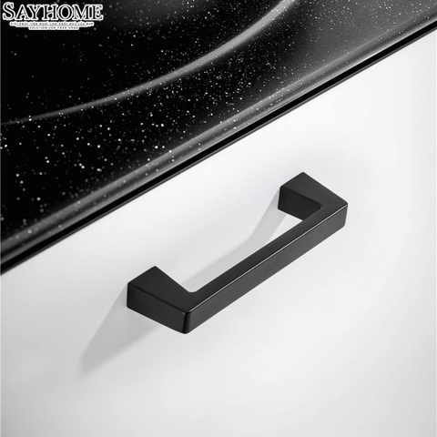 Tay nắm tủ hiện đại màu đen mờ SH5505