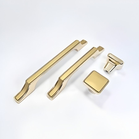 Tay nắm tủ hiện đại màu vàng vàng gold SH5632
