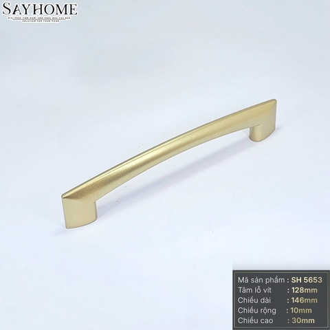 Tay nắm tủ hiện đại màu vàng gold SH5653