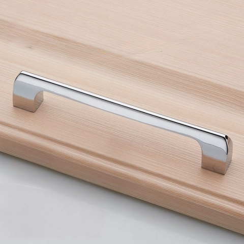 Tay nắm tủ hiện đại màu inox SH7063