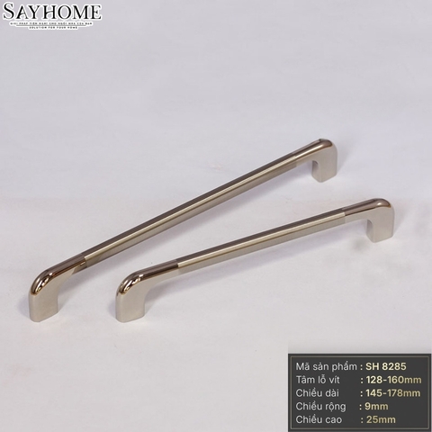 Tay nắm tủ hiện đại màu inox SH8285