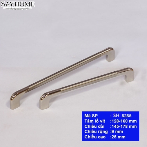 Tay nắm tủ hiện đại màu inox SH8285