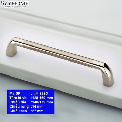 Tay nắm tủ hiện đại màu inox ánh vàng SH8293