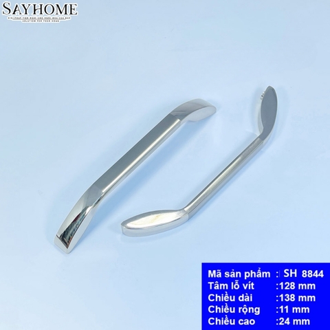 Tay nắm tủ hiện đại màu inox SH8844