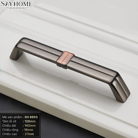 Tay nắm tủ hiện đại màu đồng SH8889