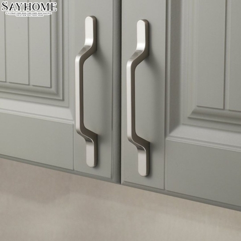 Tay nắm tủ hiện đại màu be SH8895