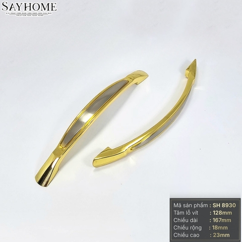 Tay nắm tủ tân cổ điển Vintage màu vàng SH8930
