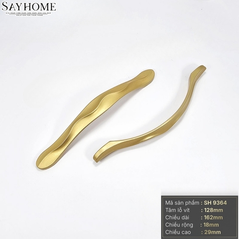 Tay nắm tủ hiện đại màu vàng gold SH9364