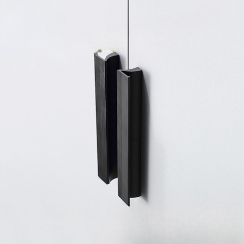 Tay nắm tủ hiện đại màu đen mờ PDP2222