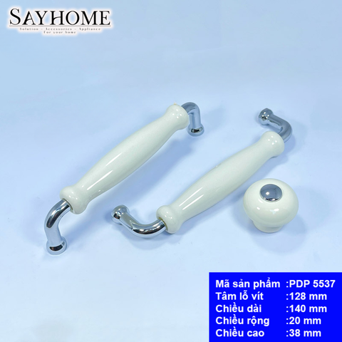 Tay nắm tủ hiện đại gốm sứ PDP5537