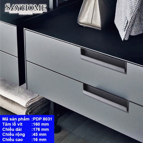 Tay nắm âm tủ hiện đại phong cách Mỹ PDP8031