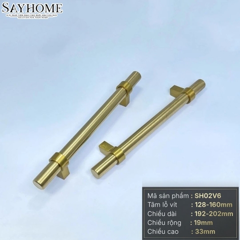 Tay nắm đũa tân cổ điển vintage màu vàng SH02V6 tại thành phố Hồ Chí Minh