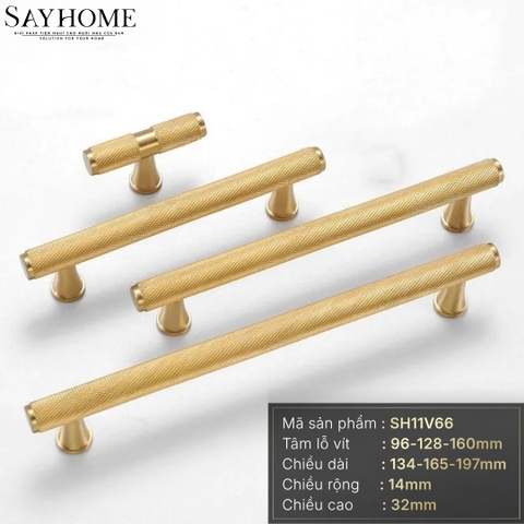Tay nắm đũa hiện đại màu vàng Gold 18k SH11V66 tại thành phố Hồ Chí Minh