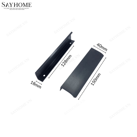 Tay nắm tủ áo thanh dài hiện đại màu đen SH160 tại thành phố Hồ Chí Minh