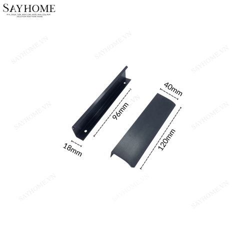 Tay nắm tủ áo thanh dài hiện đại màu đen SH160 tại thành phố Hồ Chí Minh