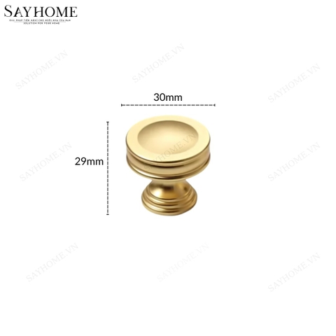 Núm tủ tân cổ điển vintage màu vàng gold SH9331 tại thành phố Hồ Chí Minh