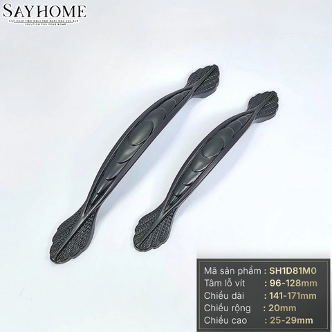 Tay nắm tủ tân cổ điển vintage màu đen mờ SH1D81M0 tại thành phố Hồ Chí Minh