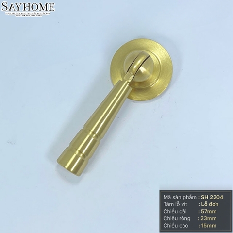 Tay nắm tủ tân cổ điển màu vàng gold SH2204