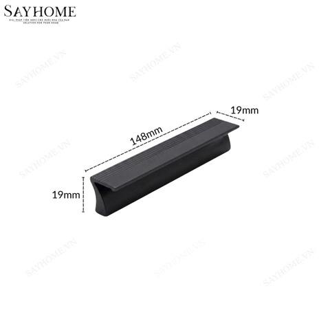 Tay nắm tủ hiện đại màu đen mờ SH2222