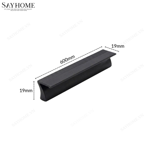 Tay nắm tủ hiện đại màu đen mờ SH2222
