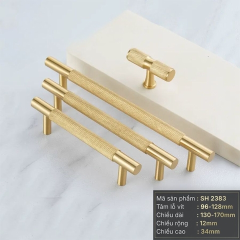 Tay nắm tủ tân cổ điển Vintage màu vàng gold SH2383
