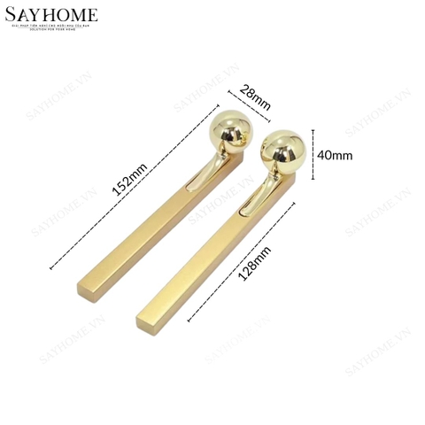 Tay nắm tủ hiện đại màu vàng gold SH2512 tại thành phố Hồ Chí Minh