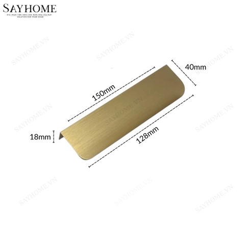 Tay nắm tủ hiện đại màu vàng gold SH260 tại thành phố Hồ Chí Minh