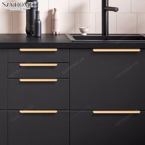 Tay nắm tủ hiện đại màu vàng gold SH260 tại thành phố Hồ Chí Minh