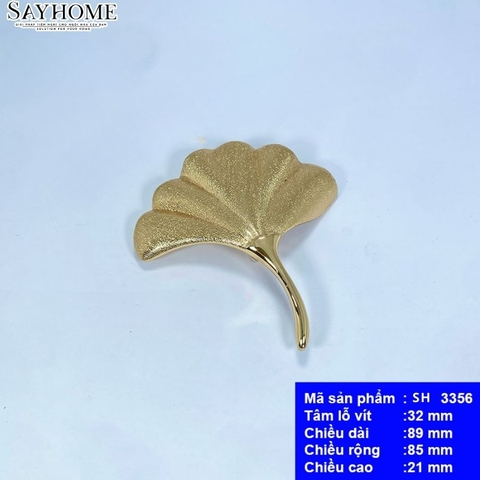 Tay nắm tủ tân cổ điển Vintage màu vàng gold 18k SH3356