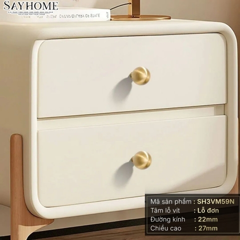 Núm tủ hiện đại màu vàng mờ SH3VM59N tại thành phố Hồ Chí Minh