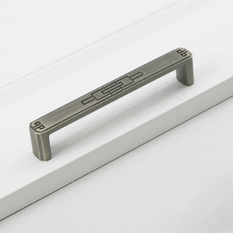 Tay nắm tủ tân cổ điển màu vàng đồng SH5506