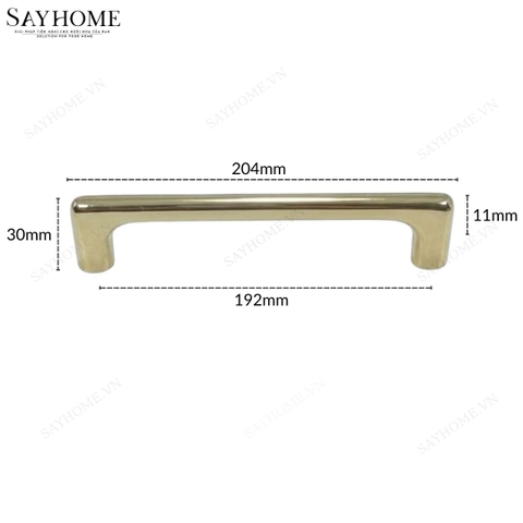 Tay nắm tủ hiện đại màu vàng gold SH5581