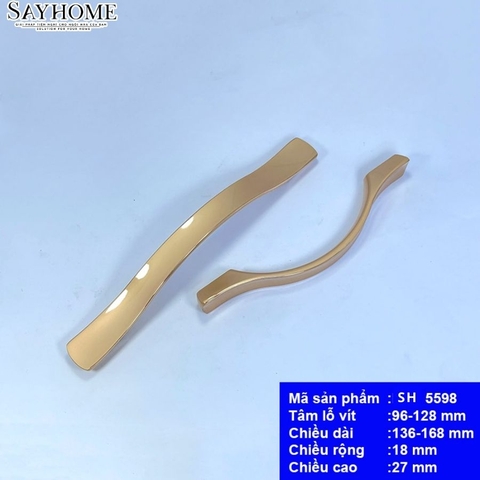 Tay nắm tân cổ điển Vintage màu vàng  SH5598