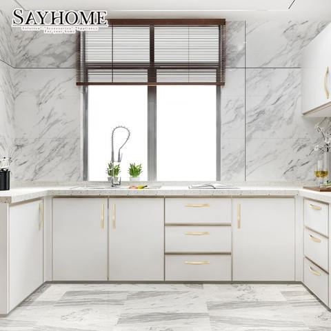 Tay nắm tân cổ điển Vintage màu vàng SH5598