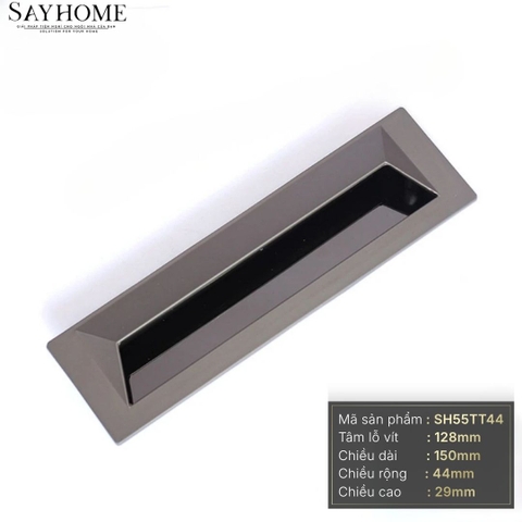 Tay nắm âm tủ hiện đại màu titan SH55TT44 tại thành phố Hồ Chí Minh