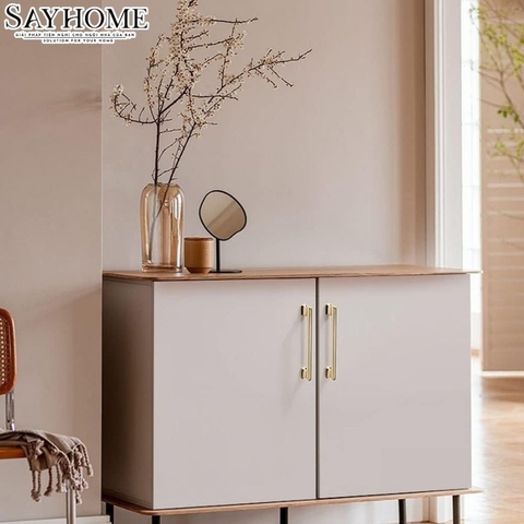 Tay nắm tủ hiện đại màu vàng gold SH8041