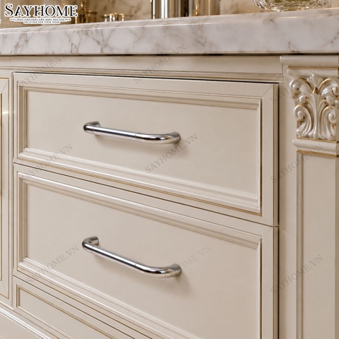 Tay nắm tủ hiện đại màu inox SH8291 tại thành phố Hồ Chí Minh