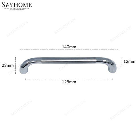 Tay nắm tủ hiện đại màu inox SH8291 tại thành phố Hồ Chí Minh