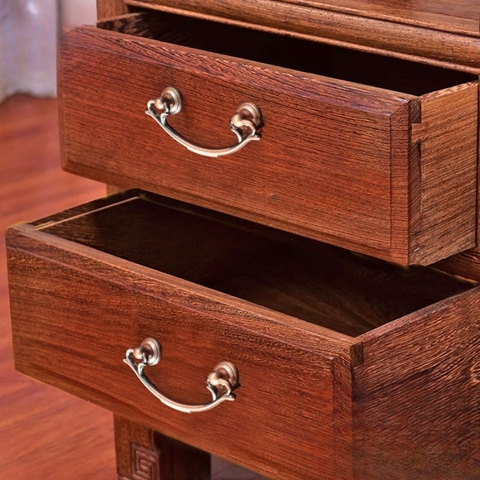 Tay nắm tủ tân cổ điển Vintage màu đồng SH8298