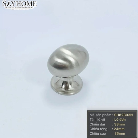 Núm tủ hiện đại màu bạc SH82B03N tại thành phố Hồ Chí Minh