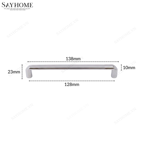 Tay nắm tủ hiện đại màu inox SH8318 tại thành phố Hồ Chí Minh