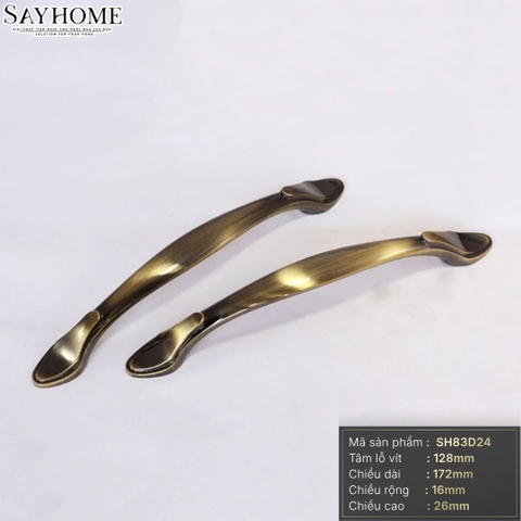 Tay nắm tủ tân cổ điển vintage màu đồng SH83D24 tại thành phố Hồ Chí Minh