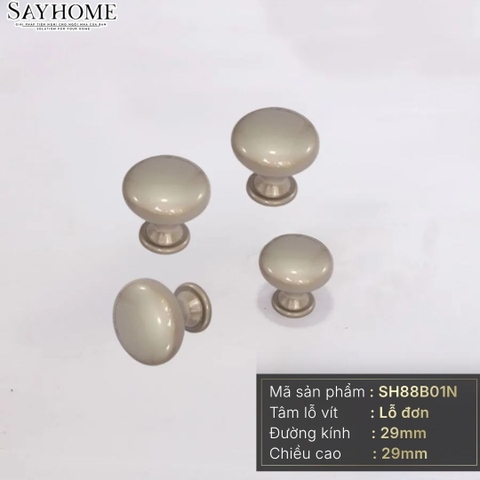 Núm tủ hiện đại màu bạc SH88B01N tại thành phố Hồ Chí Minh