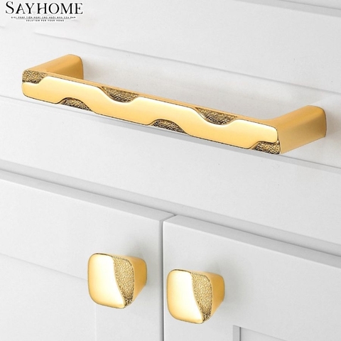 Tay nắm tủ tân cổ điển màu vàng hồng Rose Gold SH8999